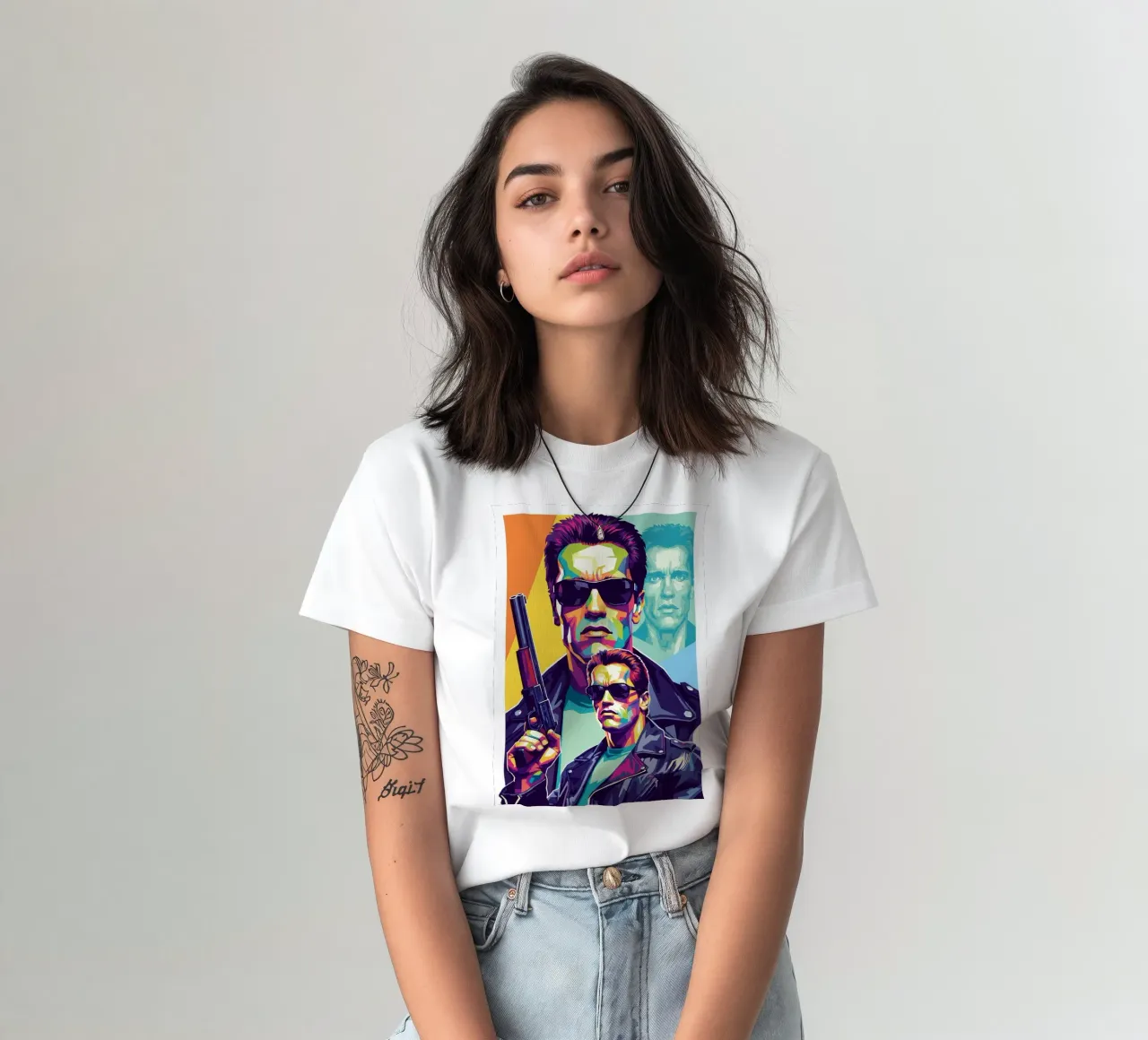 Terminator - Arnold Schwarzenegger (1) t-shirt da Hantamrata