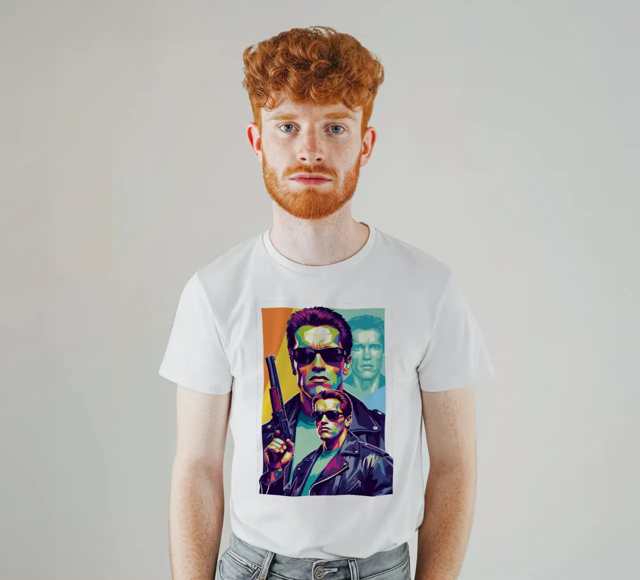 Terminator - Arnold Schwarzenegger (1) t-shirt da Hantamrata