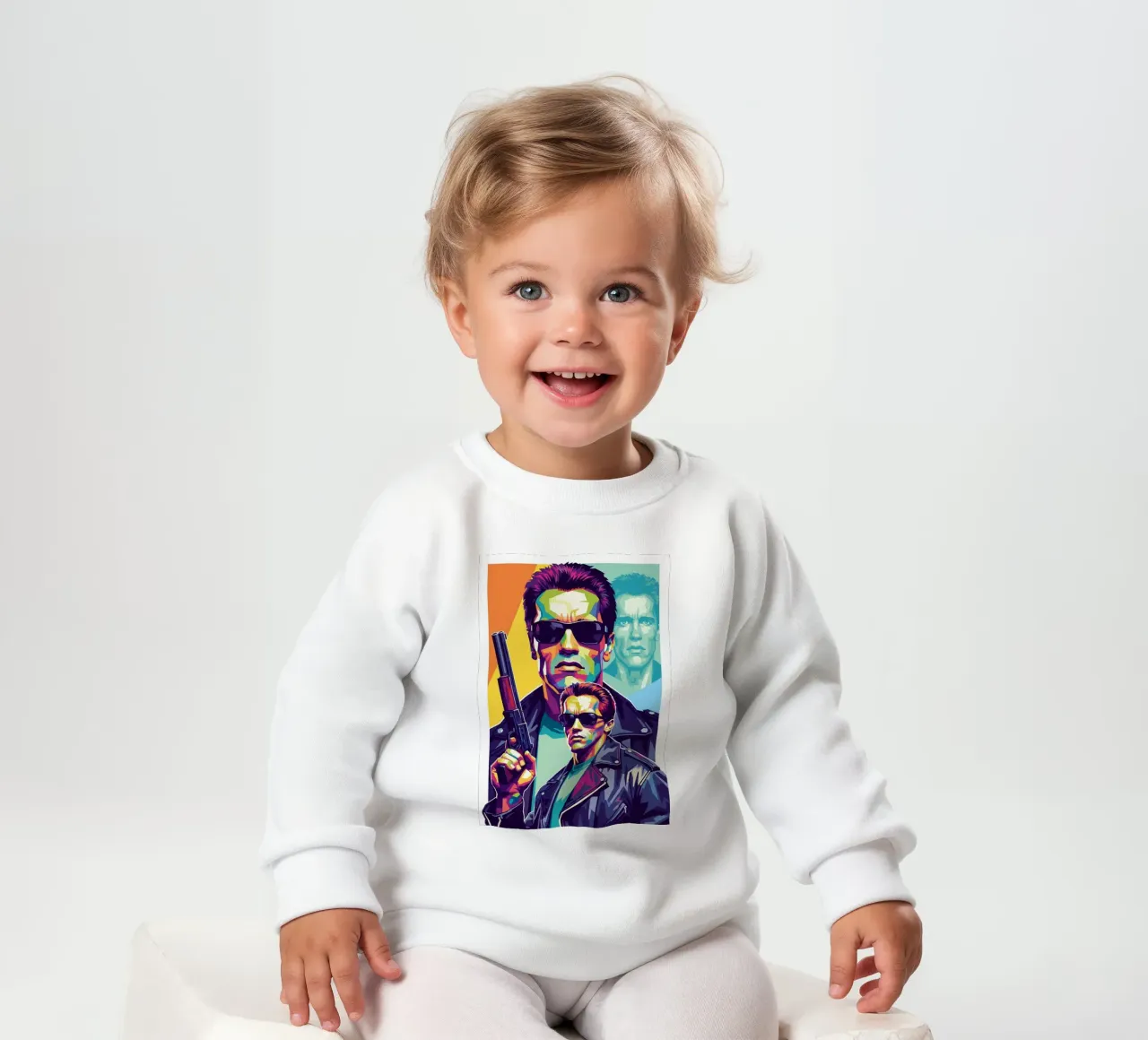 Terminator - Arnold Schwarzenegger (1) felpa neonato da Hantamrata