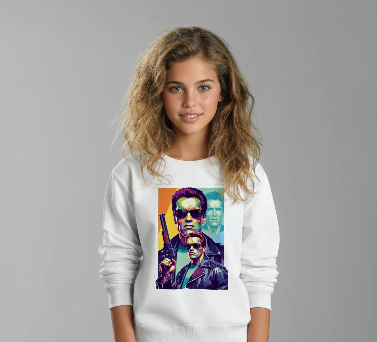 Terminator - Arnold Schwarzenegger (1) felpa bambino da Hantamrata