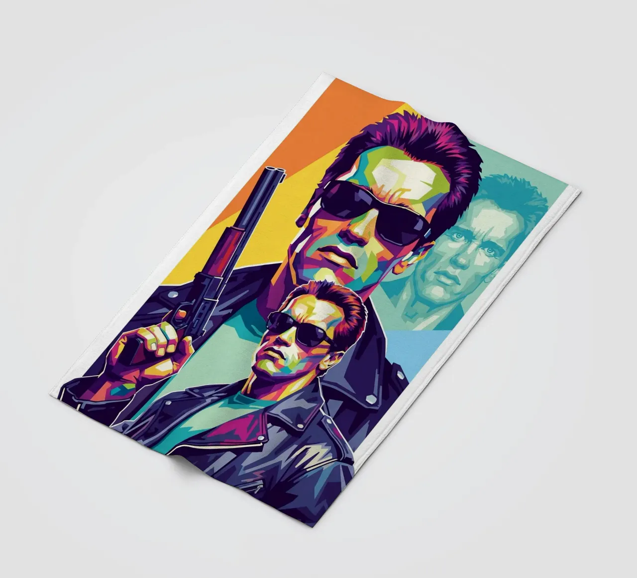 Terminator - Arnold Schwarzenegger (1) coperta in pile da Hantamrata