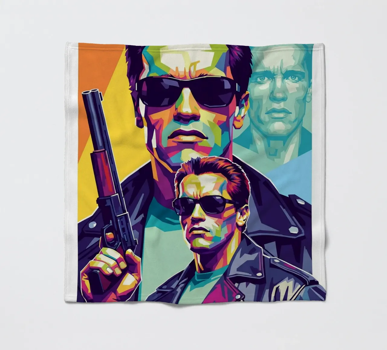 Terminator - Arnold Schwarzenegger (1) coperta in pile da Hantamrata