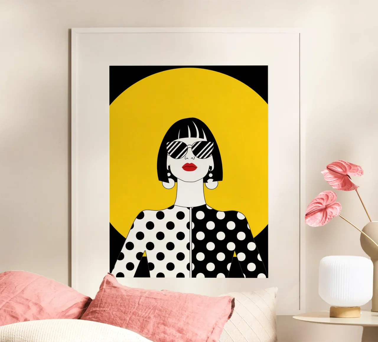 Pop Art a pois poster da Irish Strokes