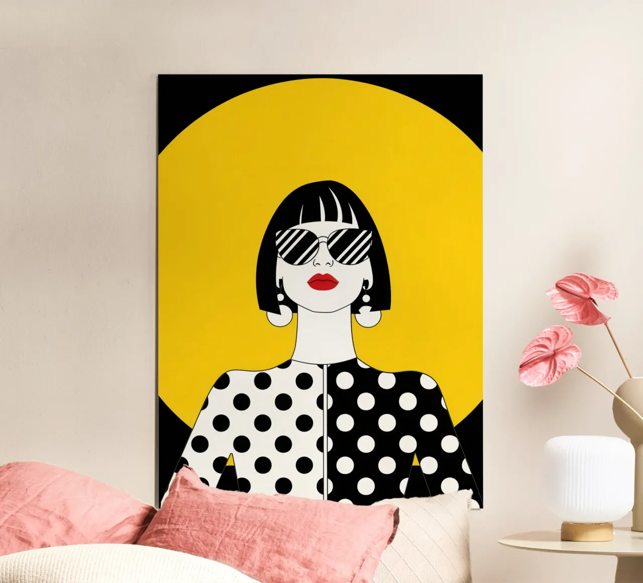 Pop Art a pois poster da Irish Strokes