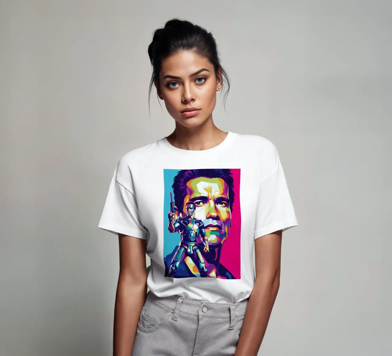 Terminator - Arnold Schwarzenegger (2) t-shirt da Hantamrata