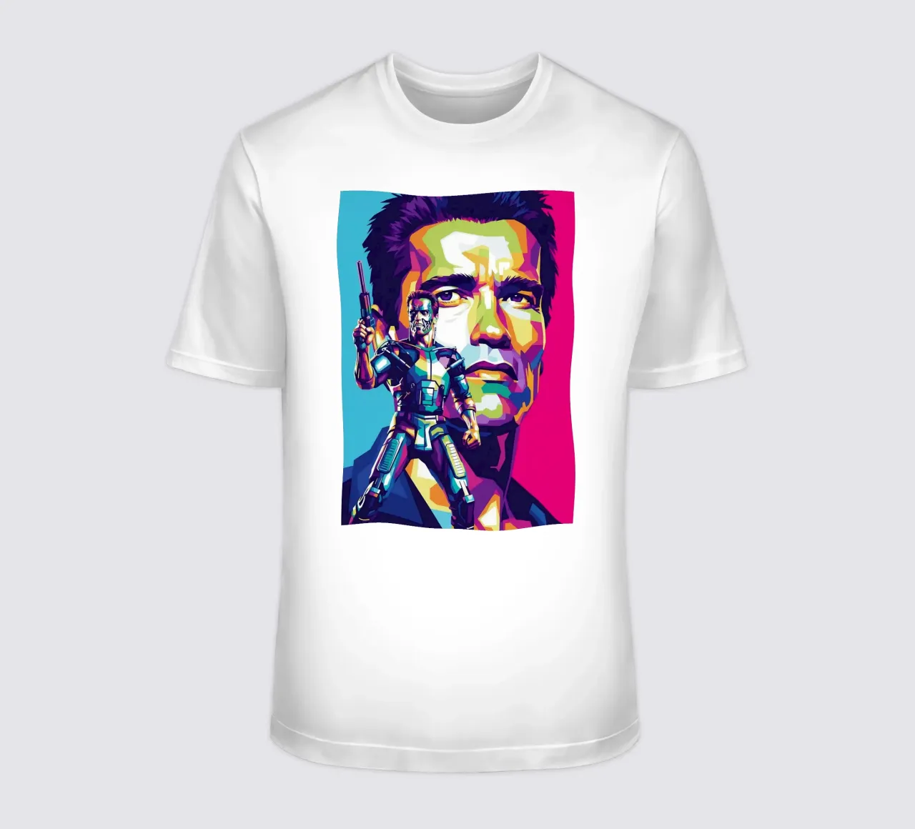 Terminator - Arnold Schwarzenegger (2) t-shirt da Hantamrata