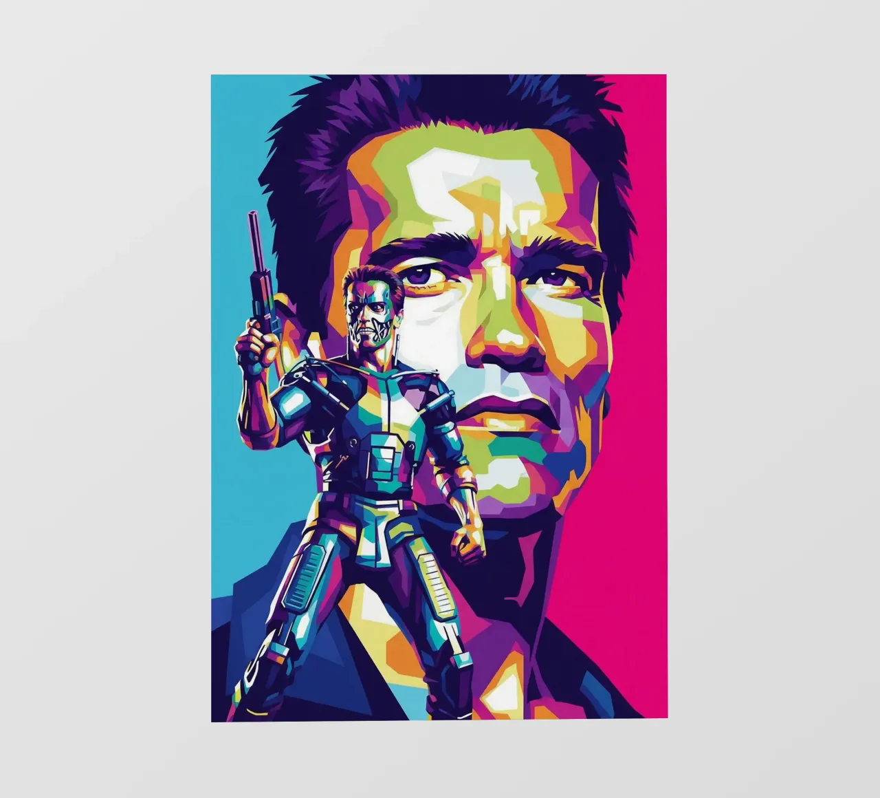 Terminator - Arnold Schwarzenegger (2) pellicola backlit da Hantamrata