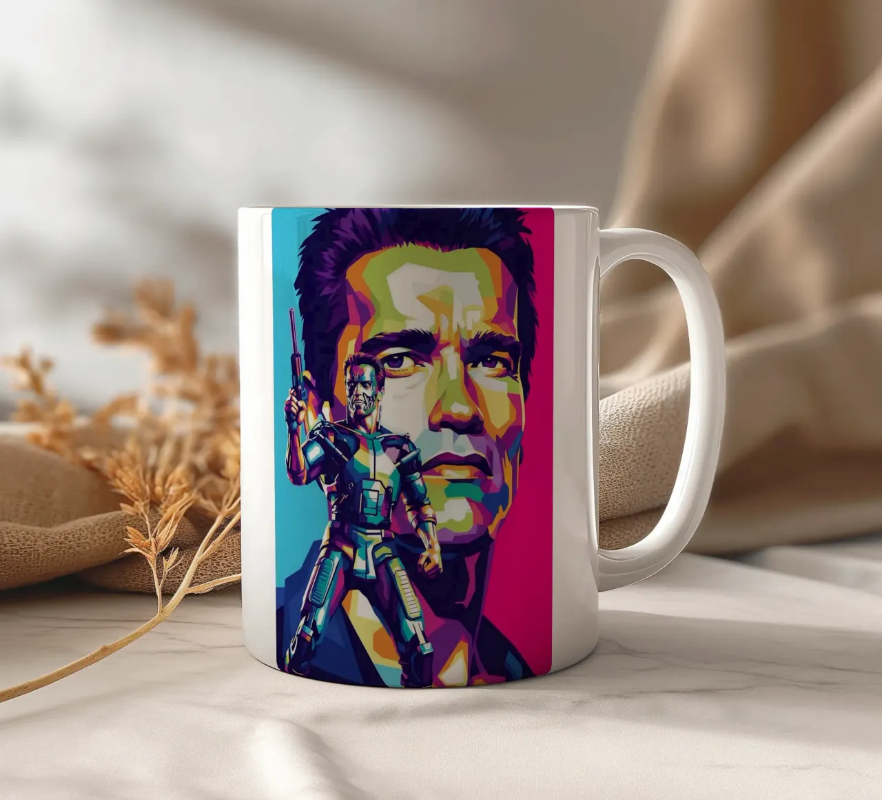 Terminator - Arnold Schwarzenegger (2) tazza in ceramica da Hantamrata