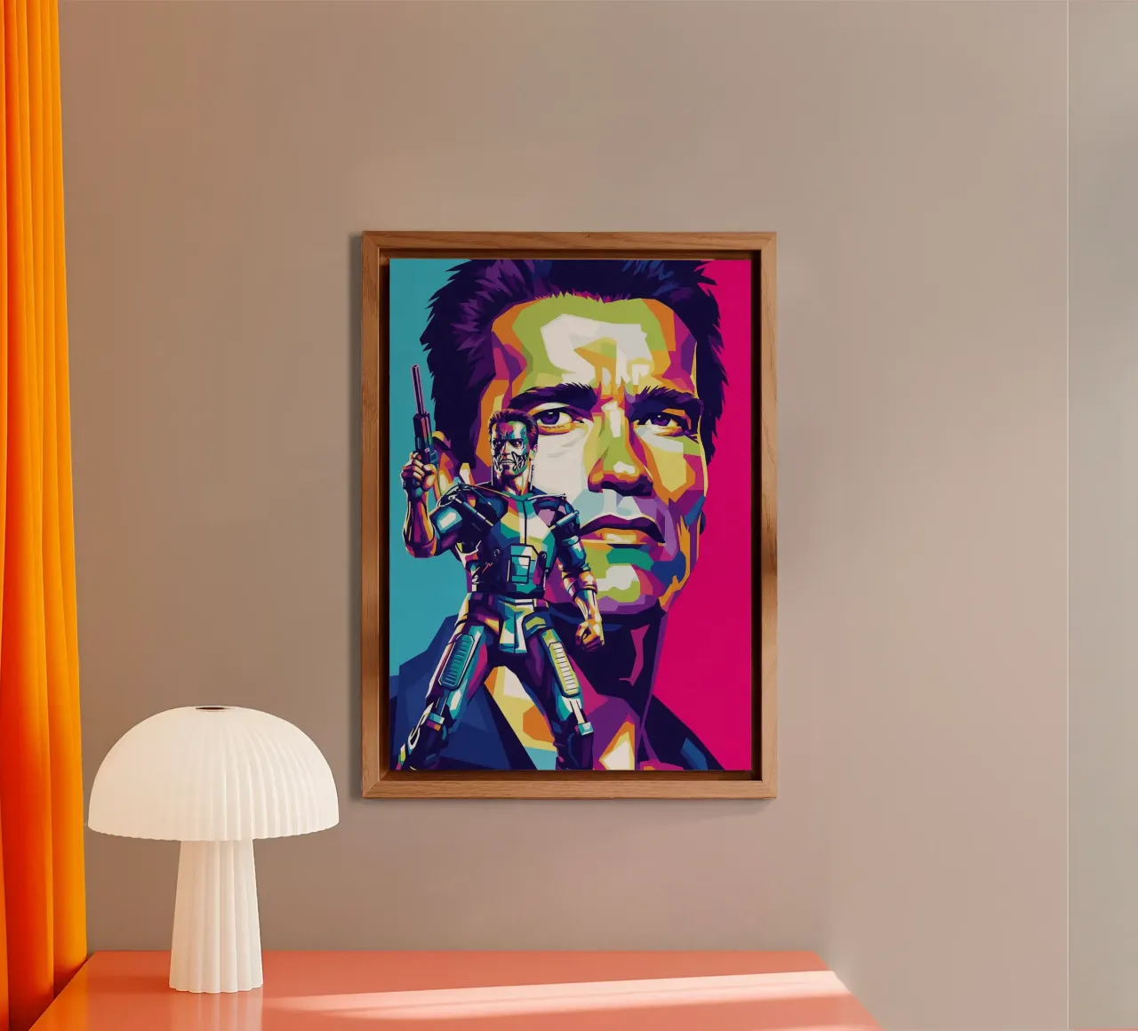 Terminator - Arnold Schwarzenegger (2) alluminio dibond da Hantamrata