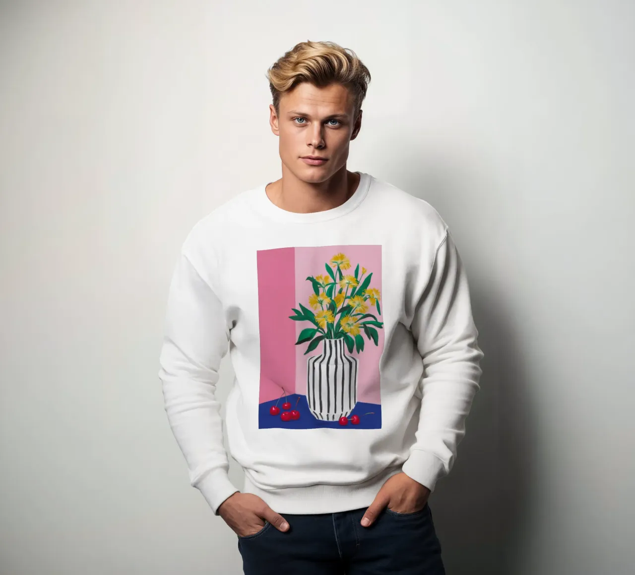 Vaso a righe Serenity felpa da Gaia Viesta