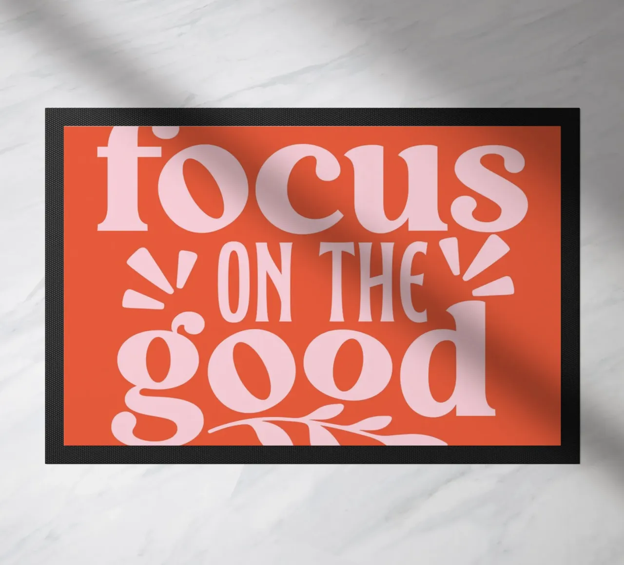 "Design tipografico "Focus on the Good zerbino da Ink &Echo