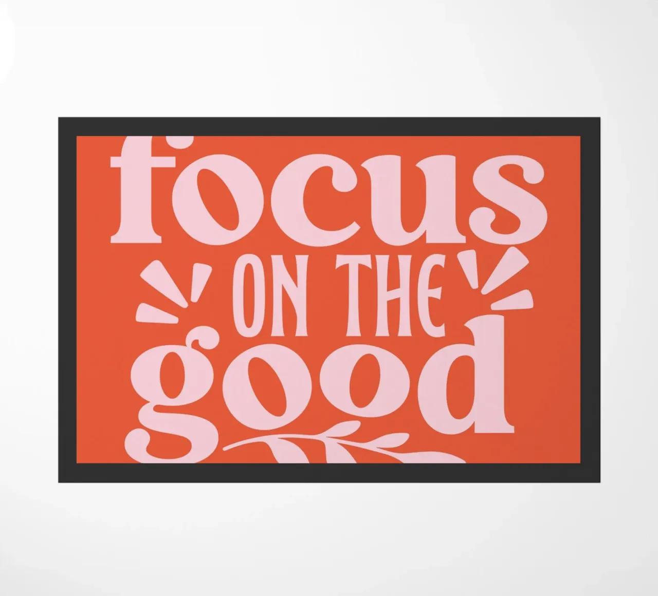 "Design tipografico "Focus on the Good zerbino da Ink &Echo