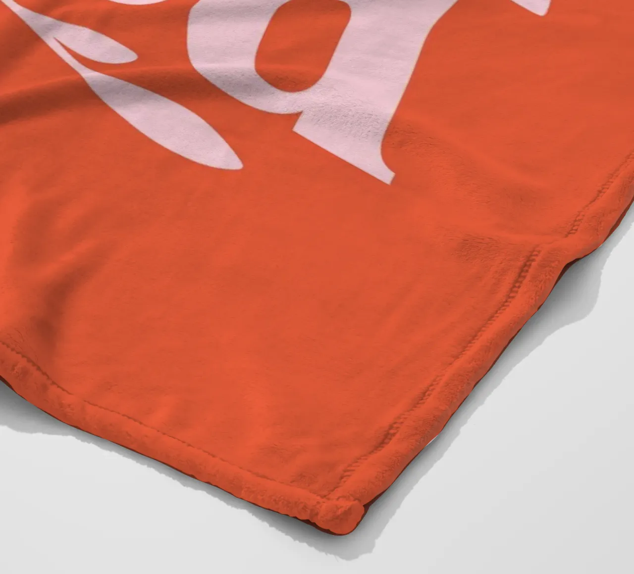 "Design tipografico "Focus on the Good coperta in pile da Ink &Echo