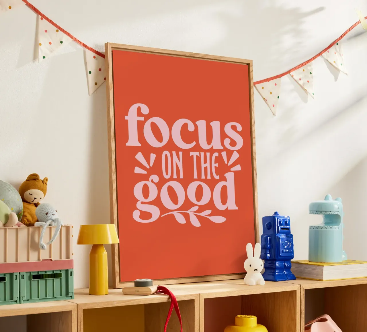 "Design tipografico "Focus on the Good plexiglass da Ink &Echo