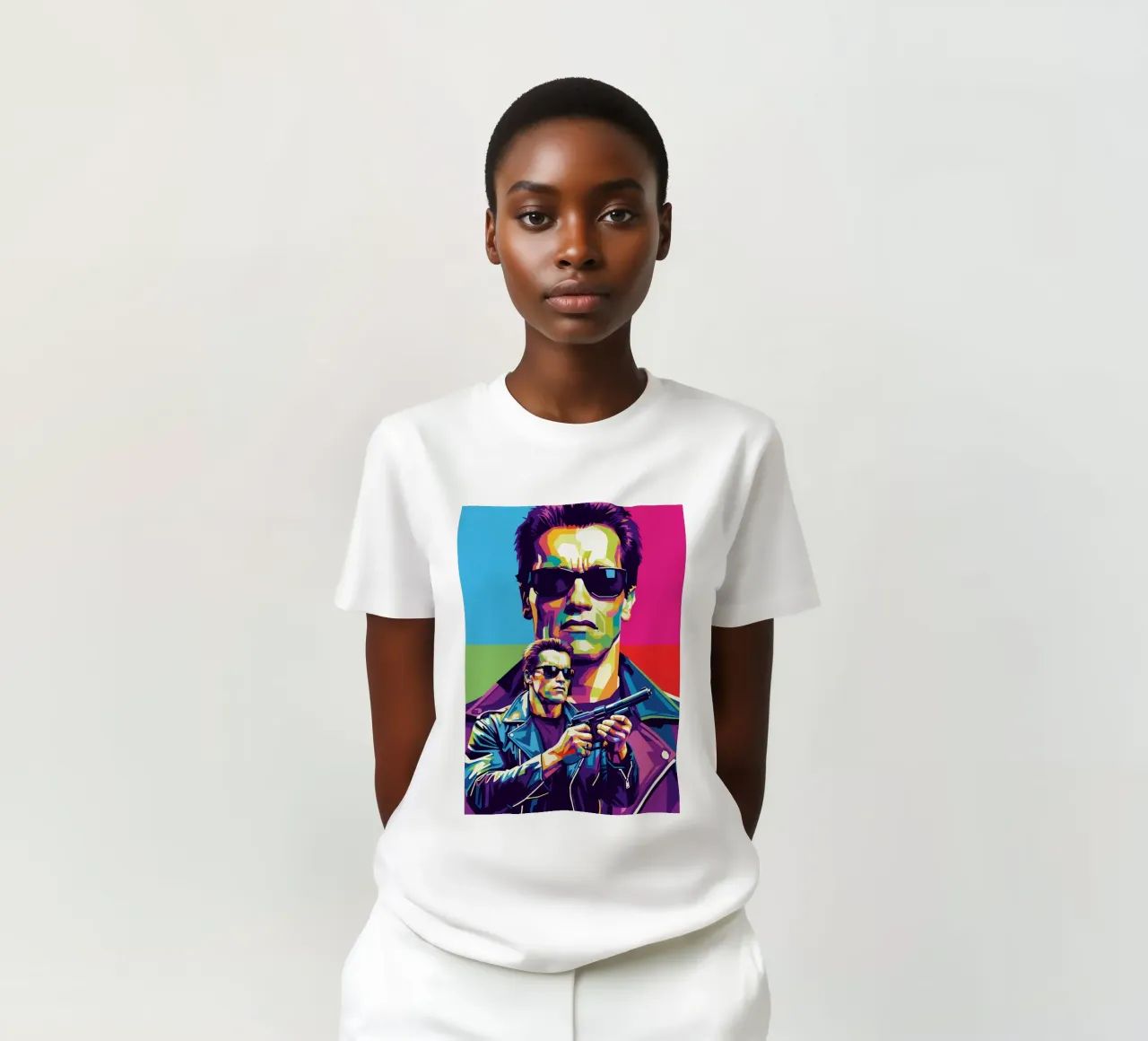 Terminator - Arnold Schwarzenegger (3) t-shirt da Hantamrata