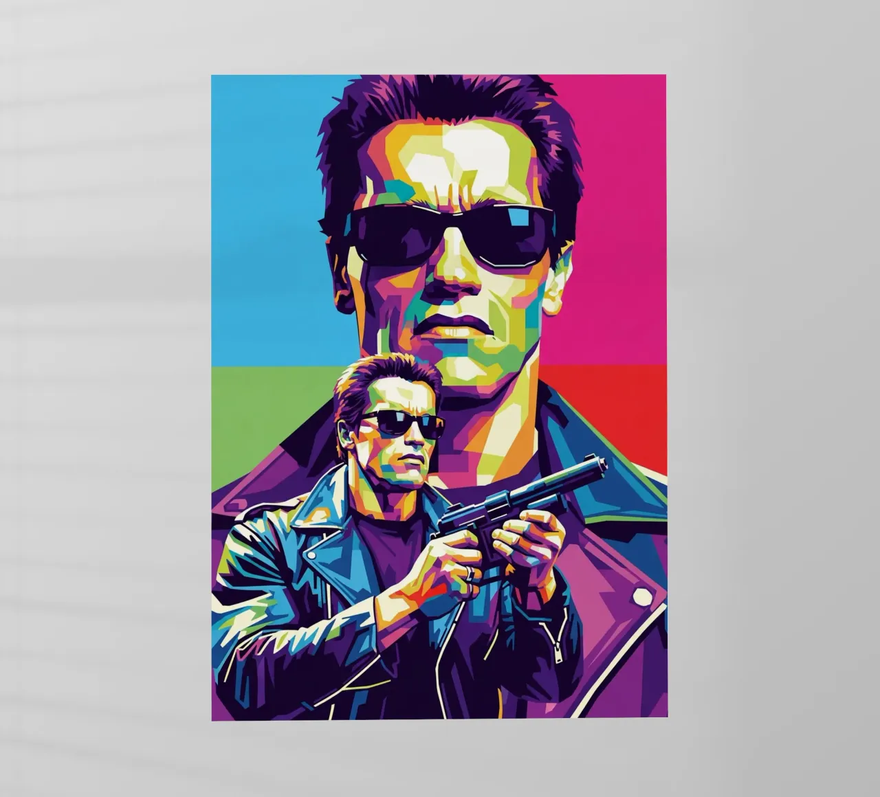 Terminator - Arnold Schwarzenegger (3) pellicola backlit da Hantamrata