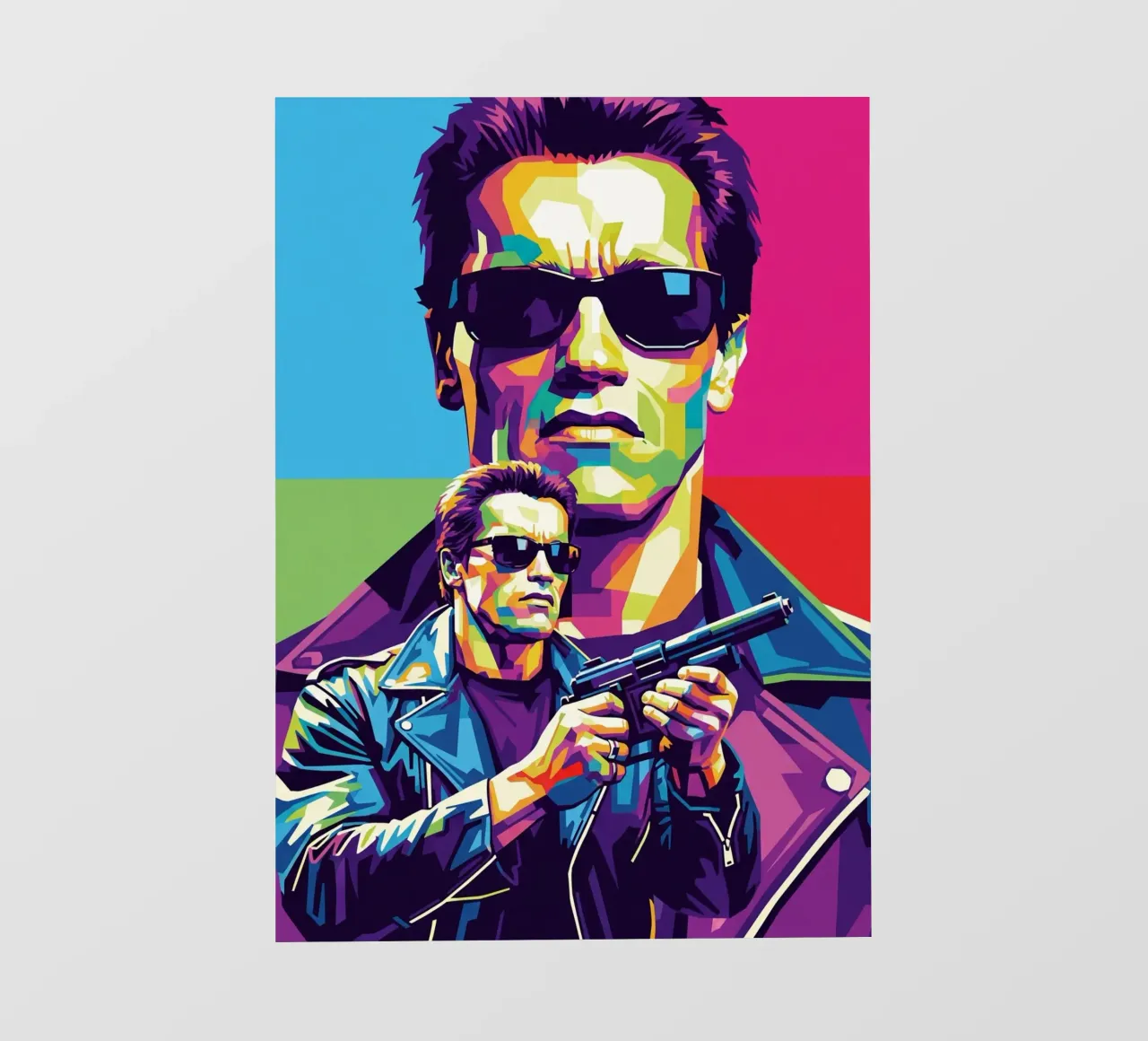 Terminator - Arnold Schwarzenegger (3) pellicola backlit da Hantamrata