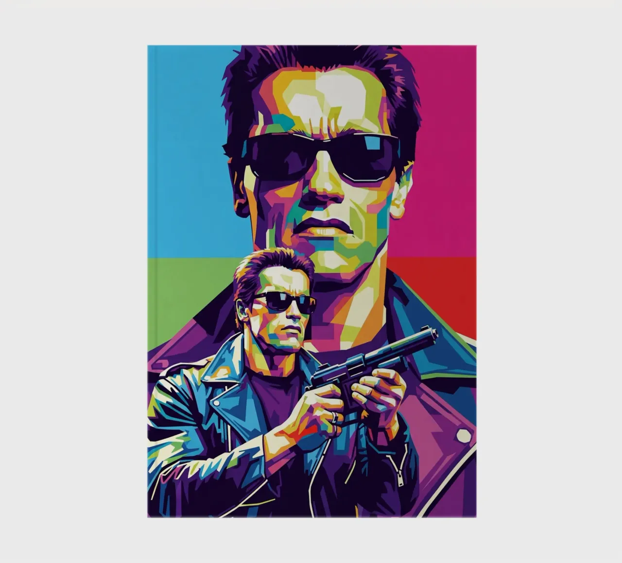 Terminator - Arnold Schwarzenegger (3) notebook by Hantamrata