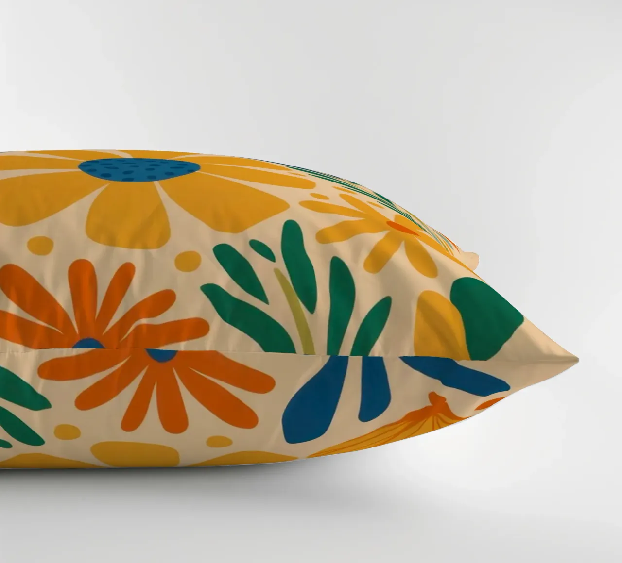 Retro Daisy Pattern cuscino da Mark Solaria