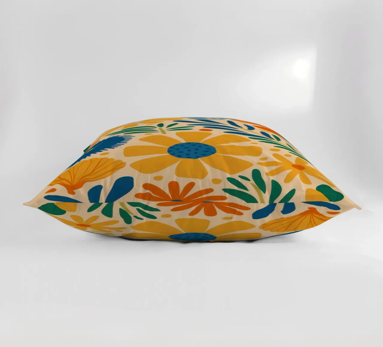 Retro Daisy Pattern cuscino da Mark Solaria