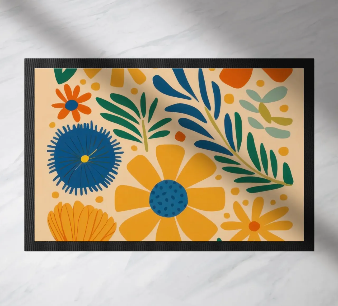 Retro Daisy Pattern zerbino da Mark Solaria