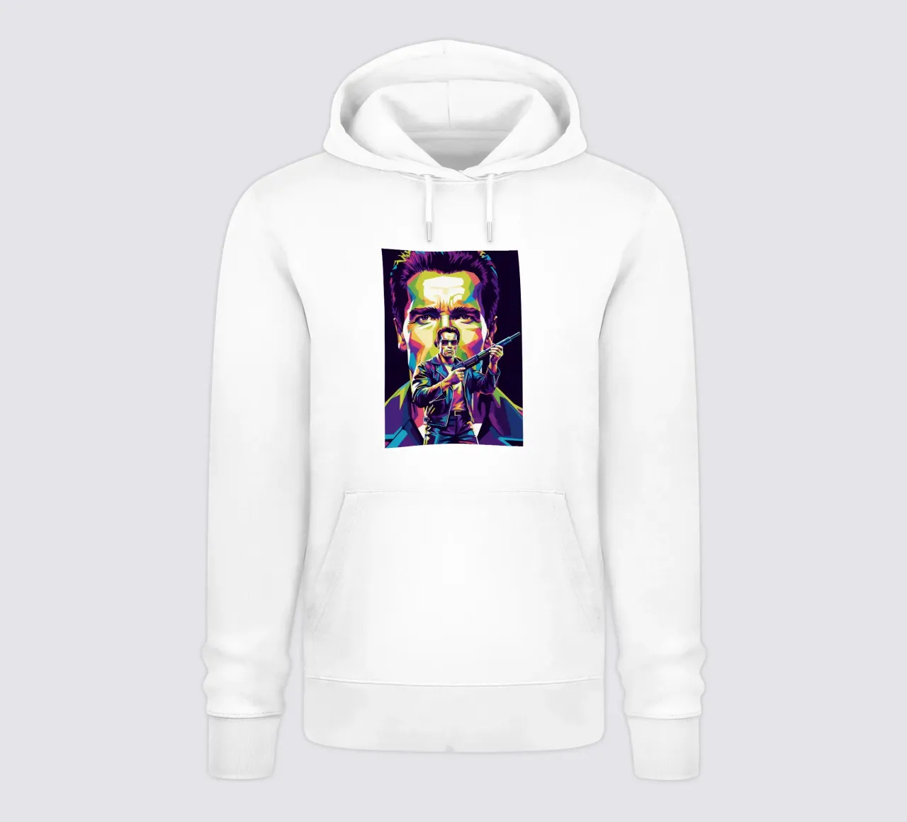 Terminator - Arnold Schwarzenegger (4) felpa con cappuccio da Hantamrata