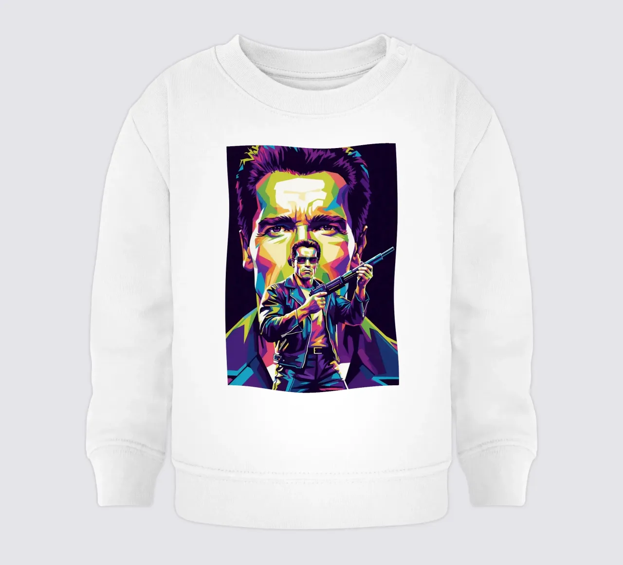 Terminator - Arnold Schwarzenegger (4) felpa neonato da Hantamrata