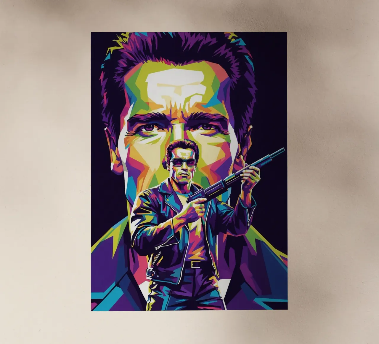 Terminator - Arnold Schwarzenegger (4) pellicola backlit da Hantamrata