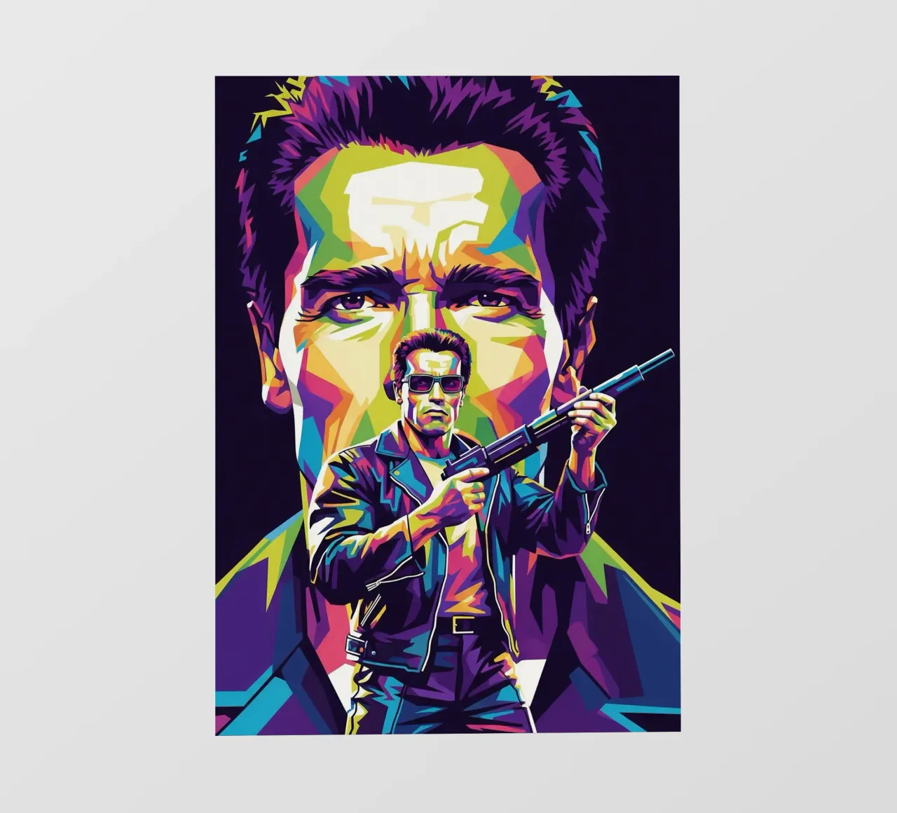 Terminator - Arnold Schwarzenegger (4) pellicola backlit da Hantamrata