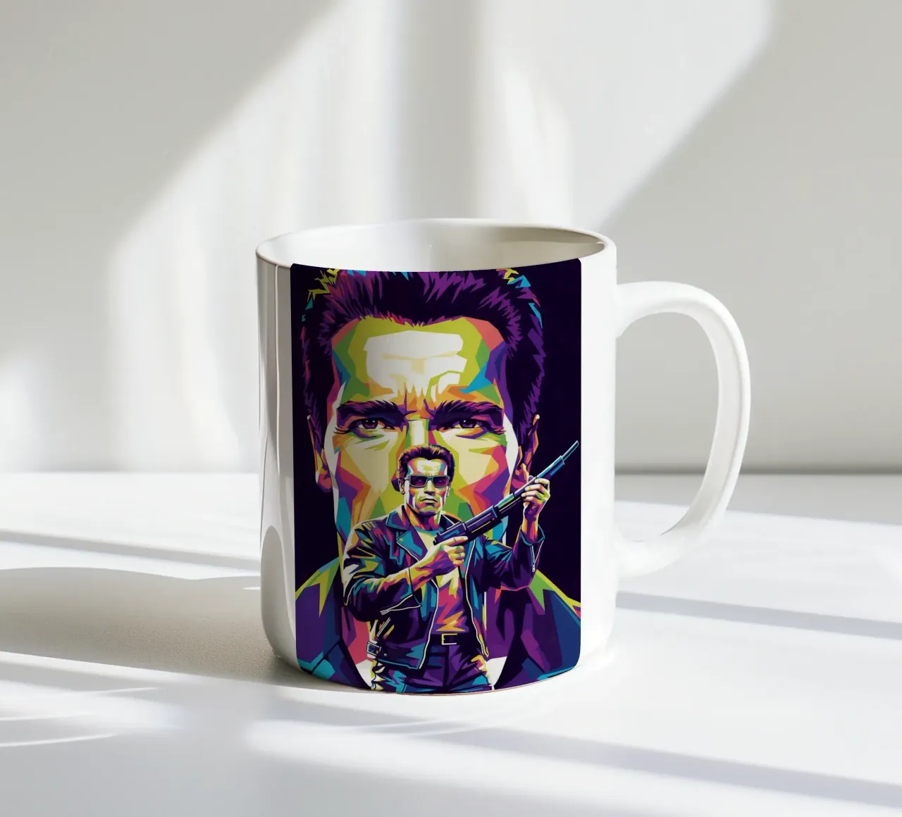 Terminator - Arnold Schwarzenegger (4) tazza in ceramica da Hantamrata