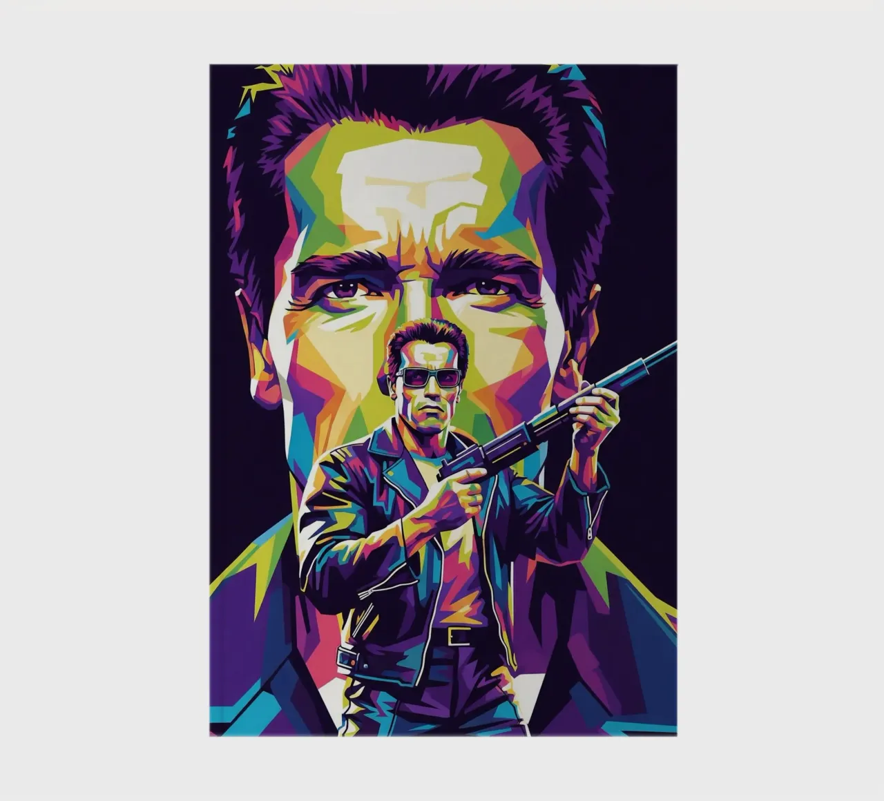 Terminator - Arnold Schwarzenegger (4) notebook by Hantamrata
