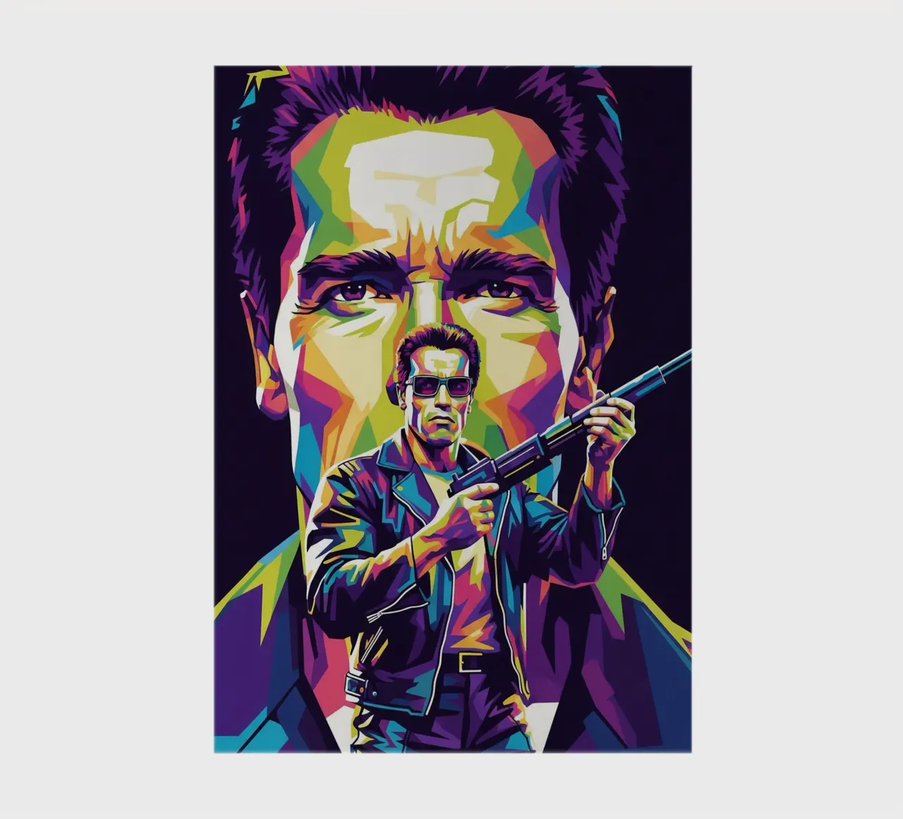 Terminator - Arnold Schwarzenegger (4) notebook by Hantamrata