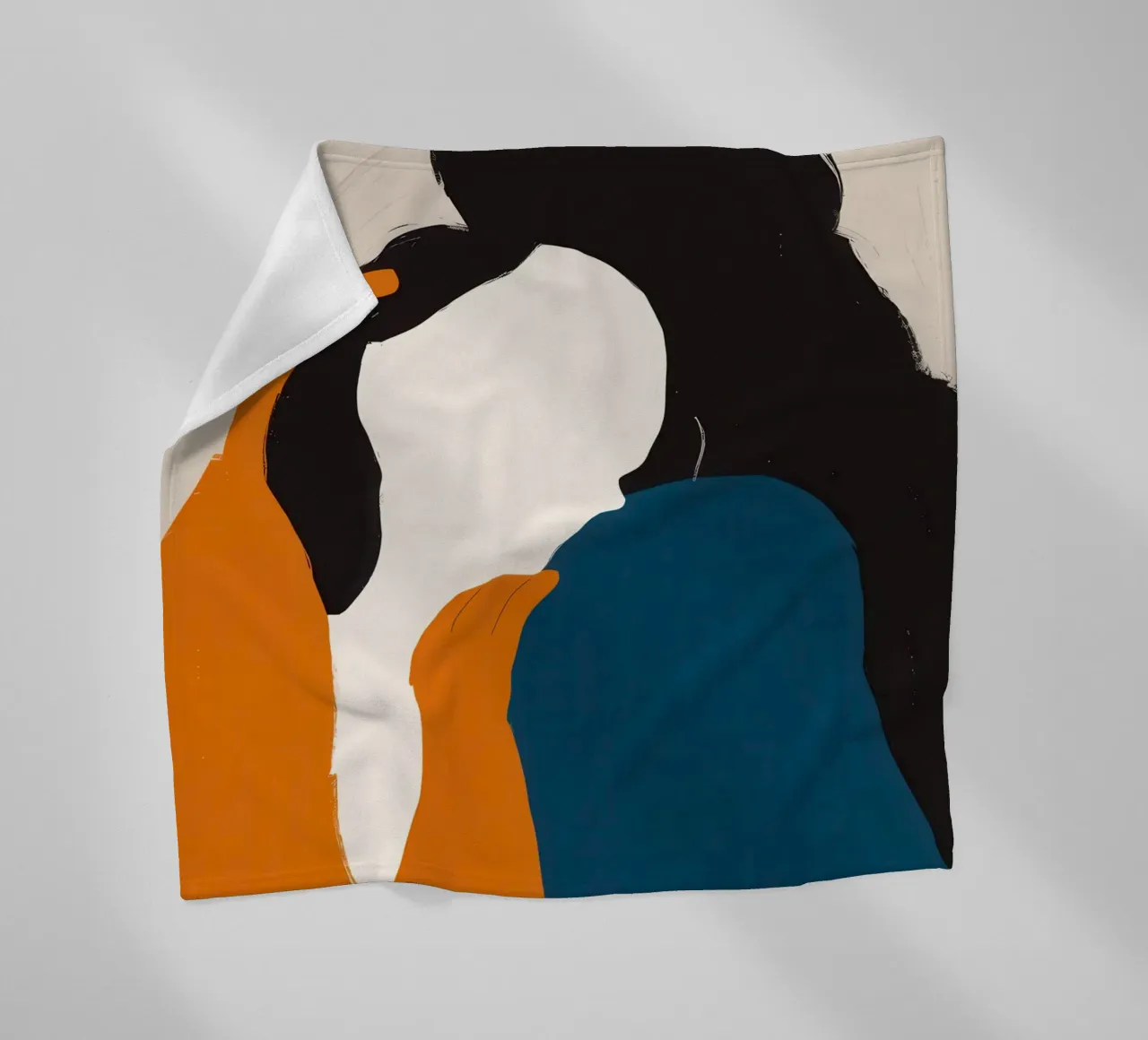 Abstrakte liebevolle Umarmung Fleecedecke von Irish Strokes
