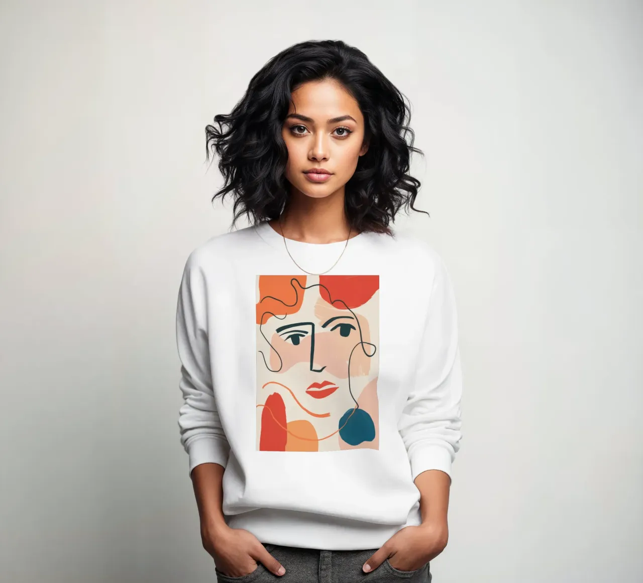 Espressione fluida della linea felpa da Selene Shade