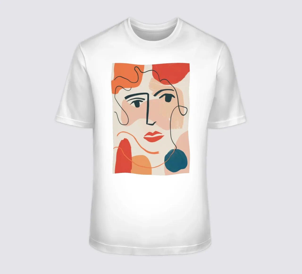 Espressione fluida della linea t-shirt da Selene Shade