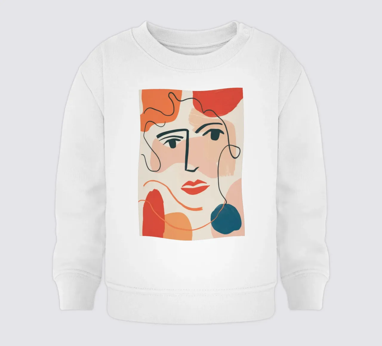 Espressione fluida della linea felpa neonato da Selene Shade