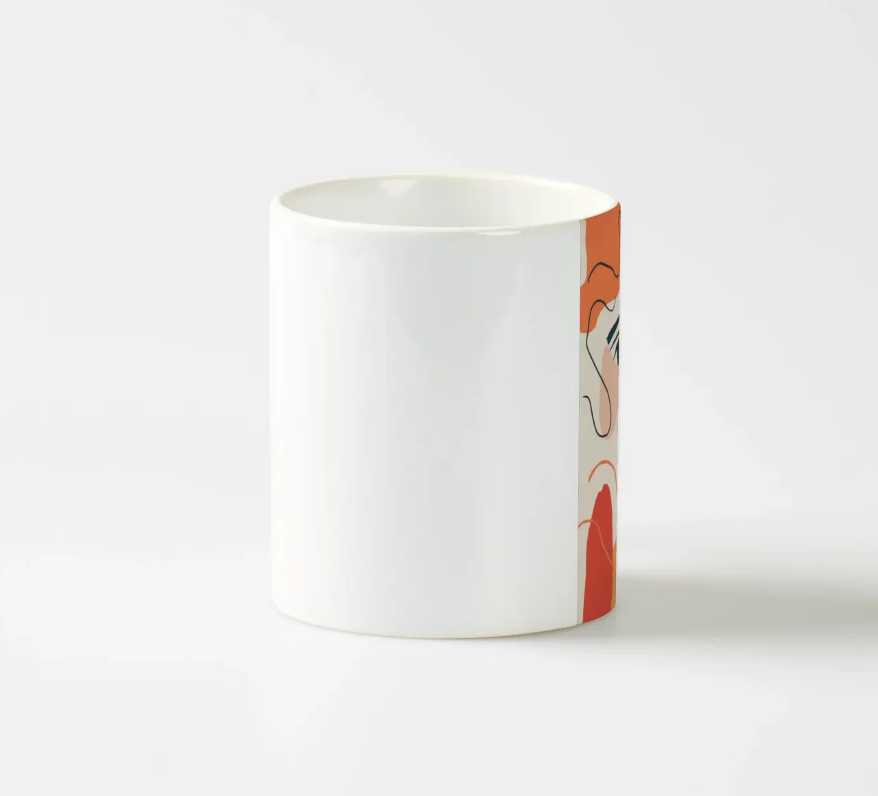 Espressione fluida della linea tazza in ceramica da Selene Shade