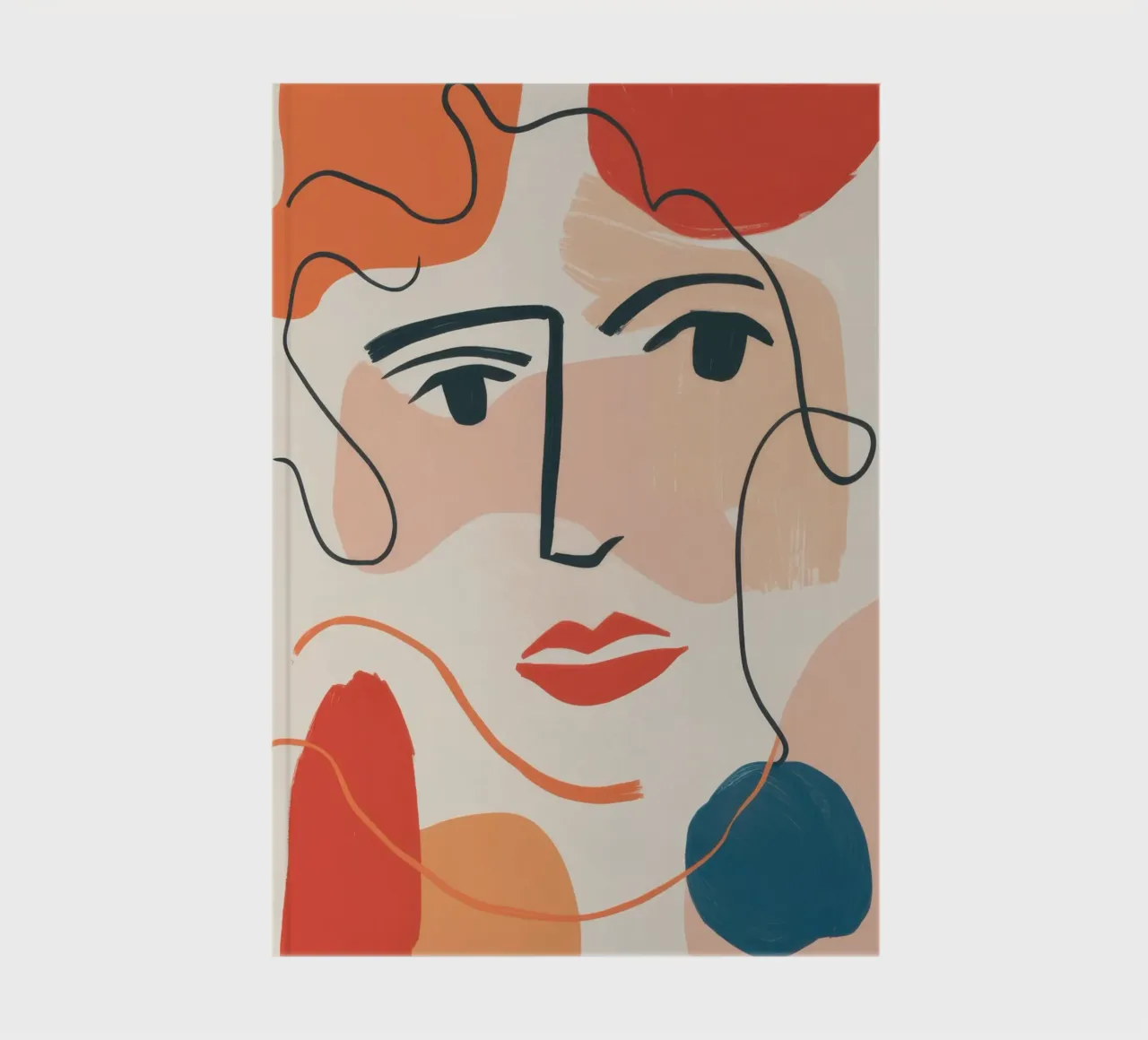 Fluid Line Expression notebook by Selene Shade