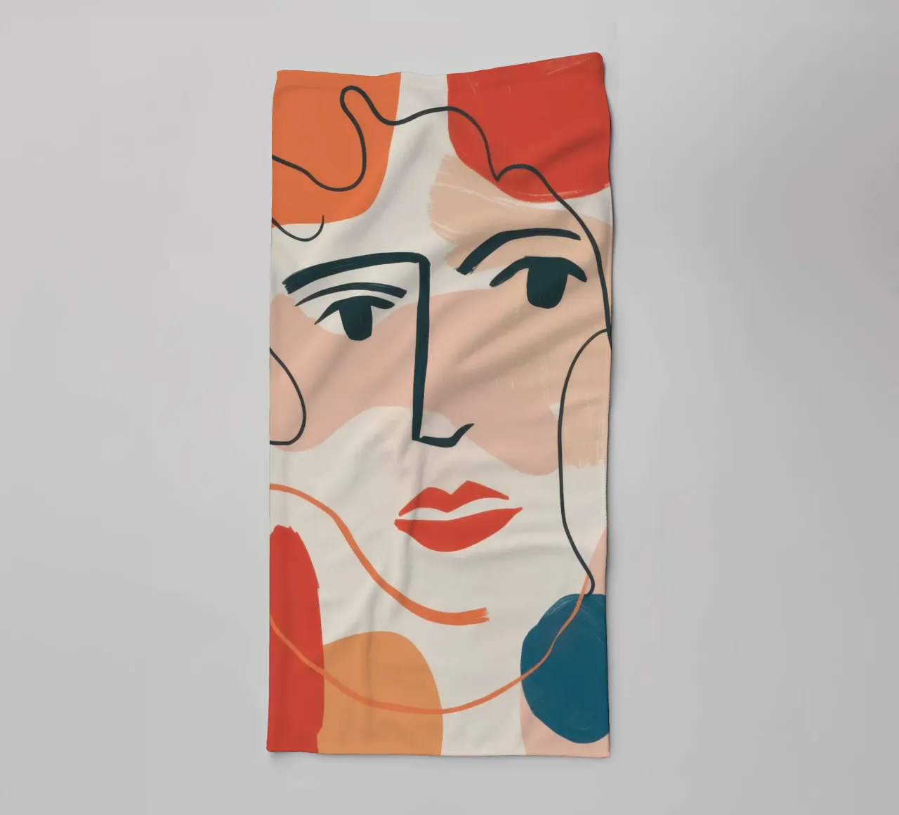 Fluid Line Expression towel by Selene Shade