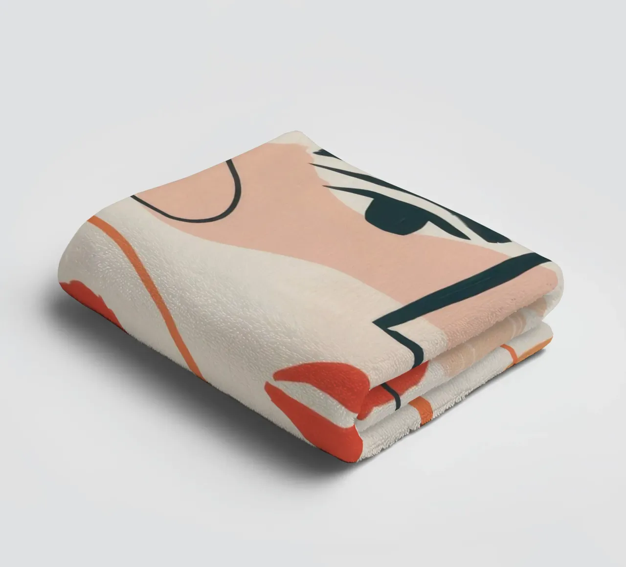 Fluid Line Expression towel by Selene Shade