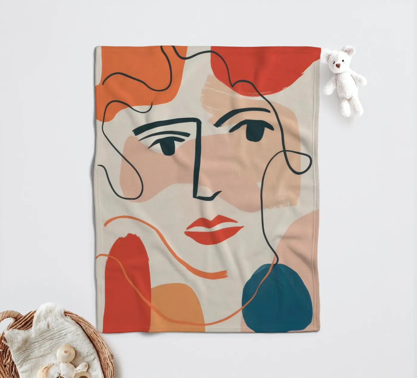 Fluid Line Expression Fleecedecke von Selene Shade