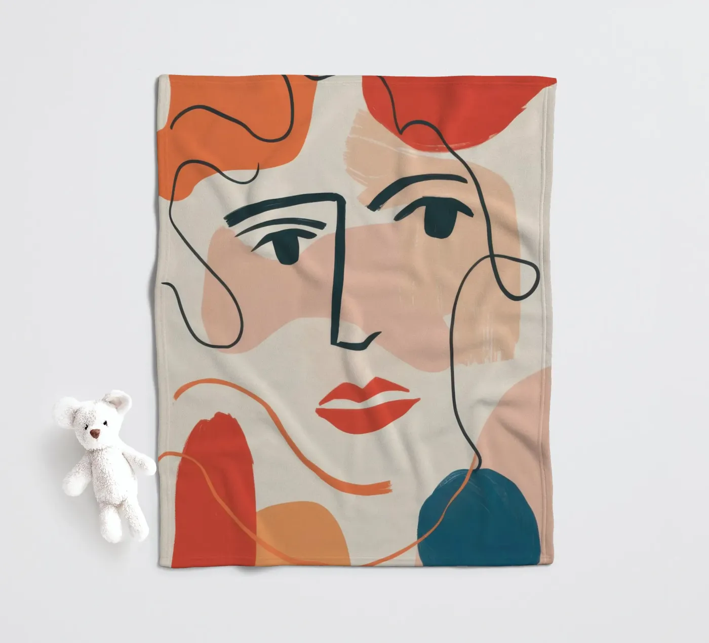 Fluid Line Expression Fleecedecke von Selene Shade