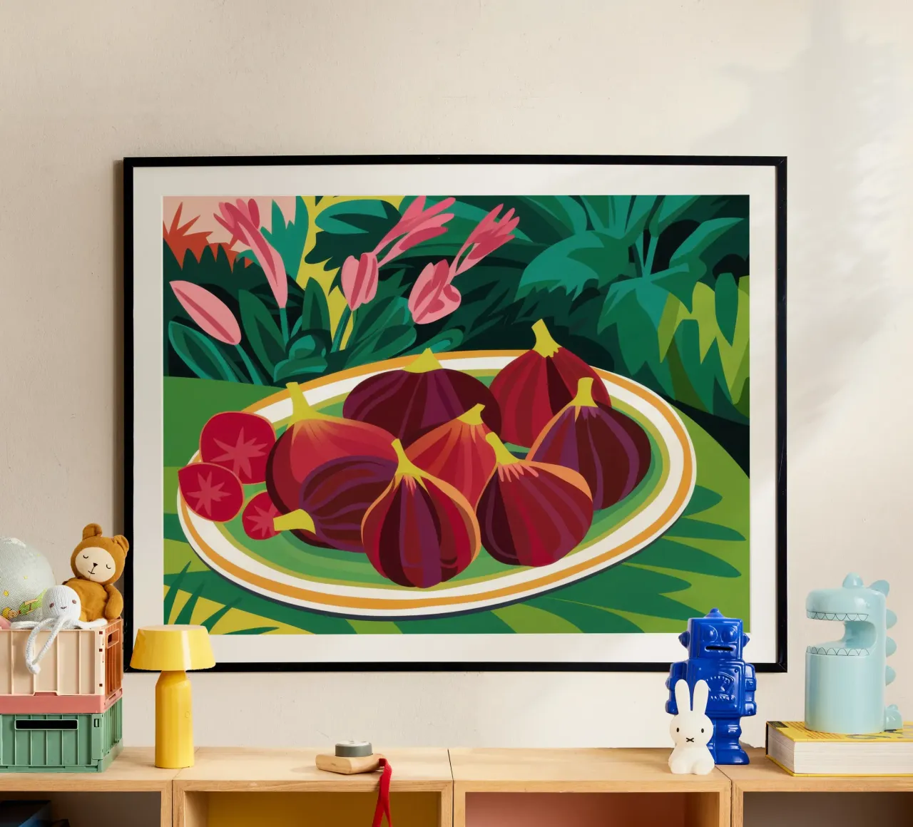 Üppige Feigenplatte Poster von Gaia Viesta