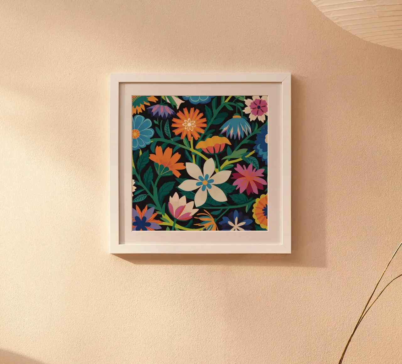 Modello di giardino crepuscolare poster da Luna Aura
