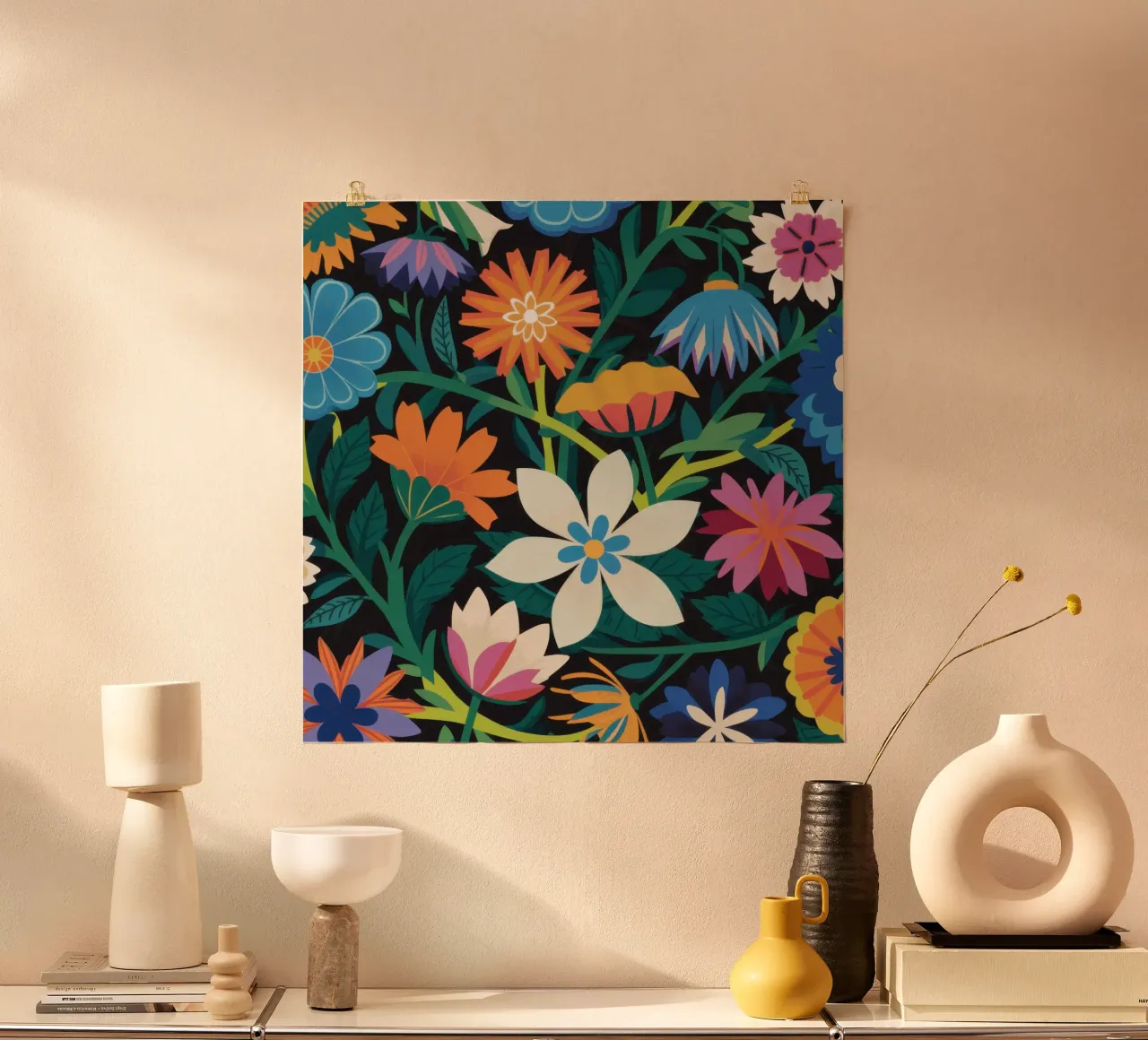 Modello di giardino crepuscolare poster da Luna Aura