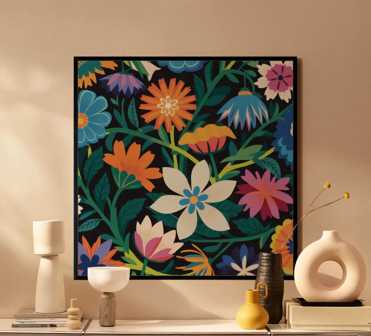 Modello di giardino crepuscolare poster da Luna Aura
