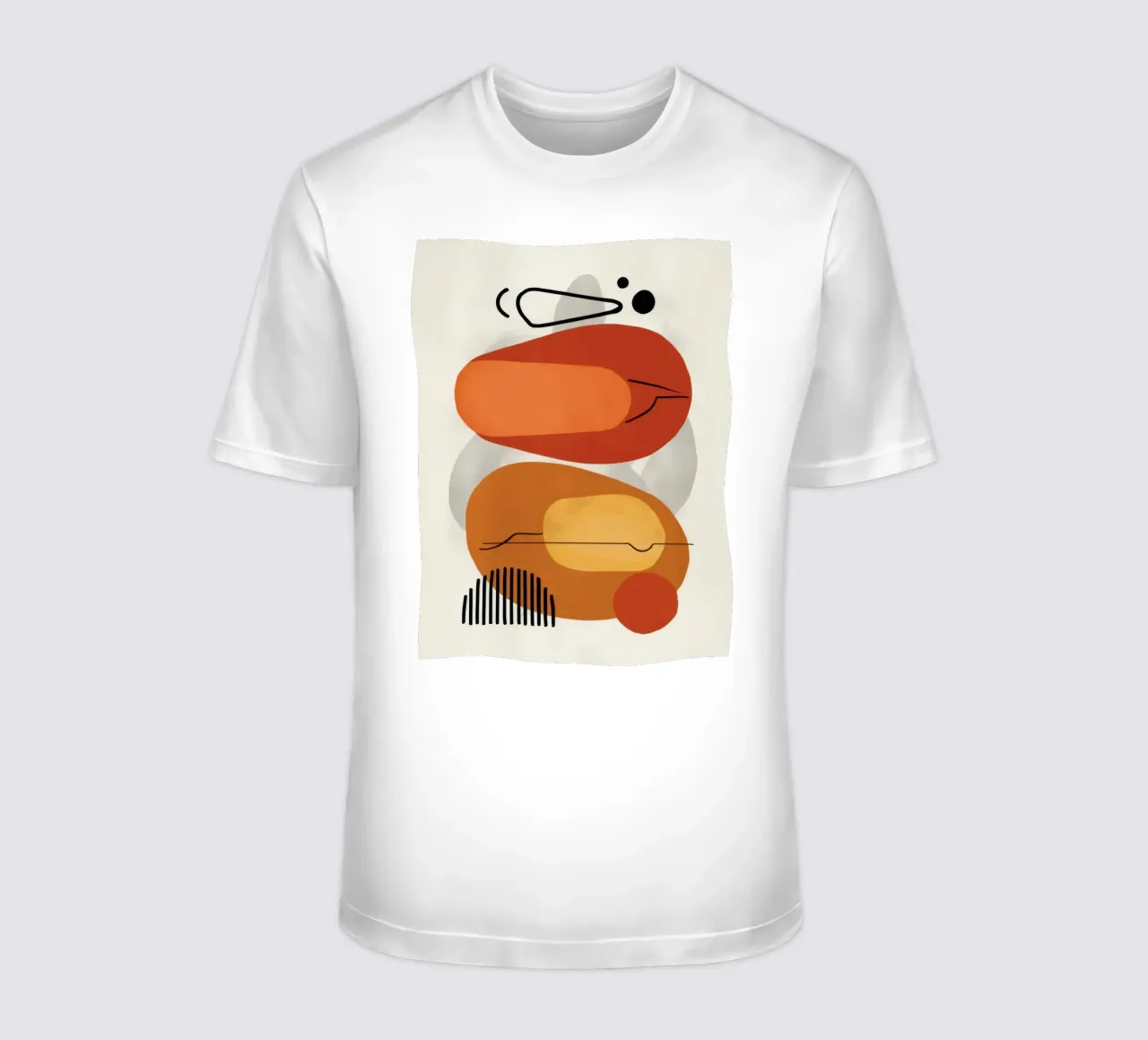 Modulo astratto sorridente t-shirt da Mark Solaria