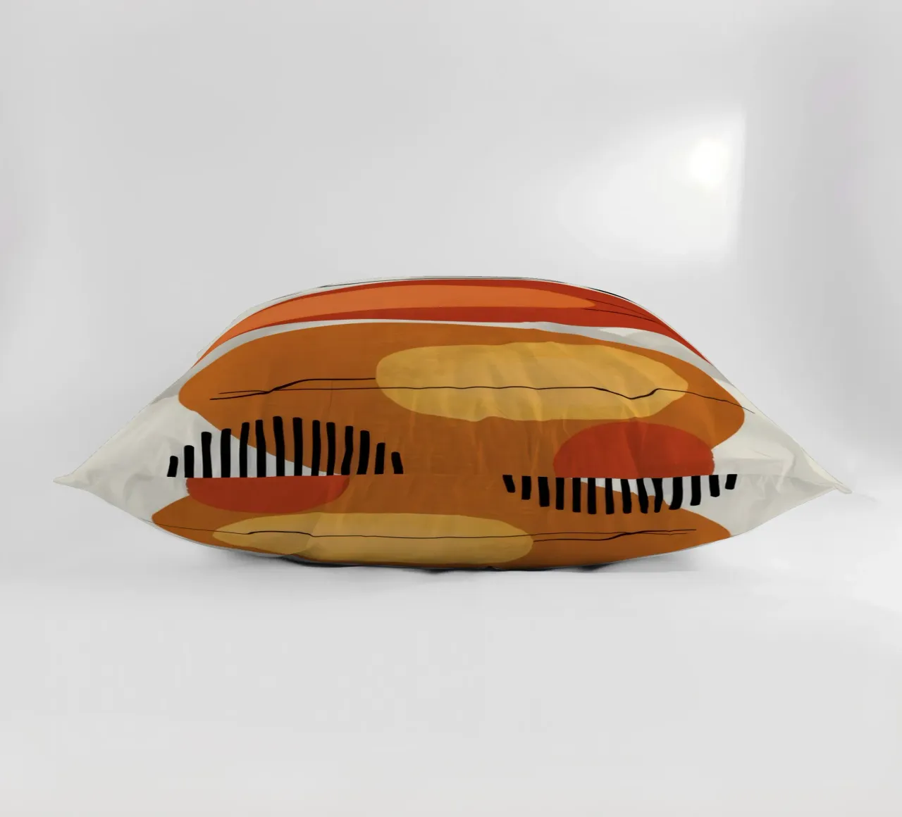 Modulo astratto sorridente cuscino da Mark Solaria