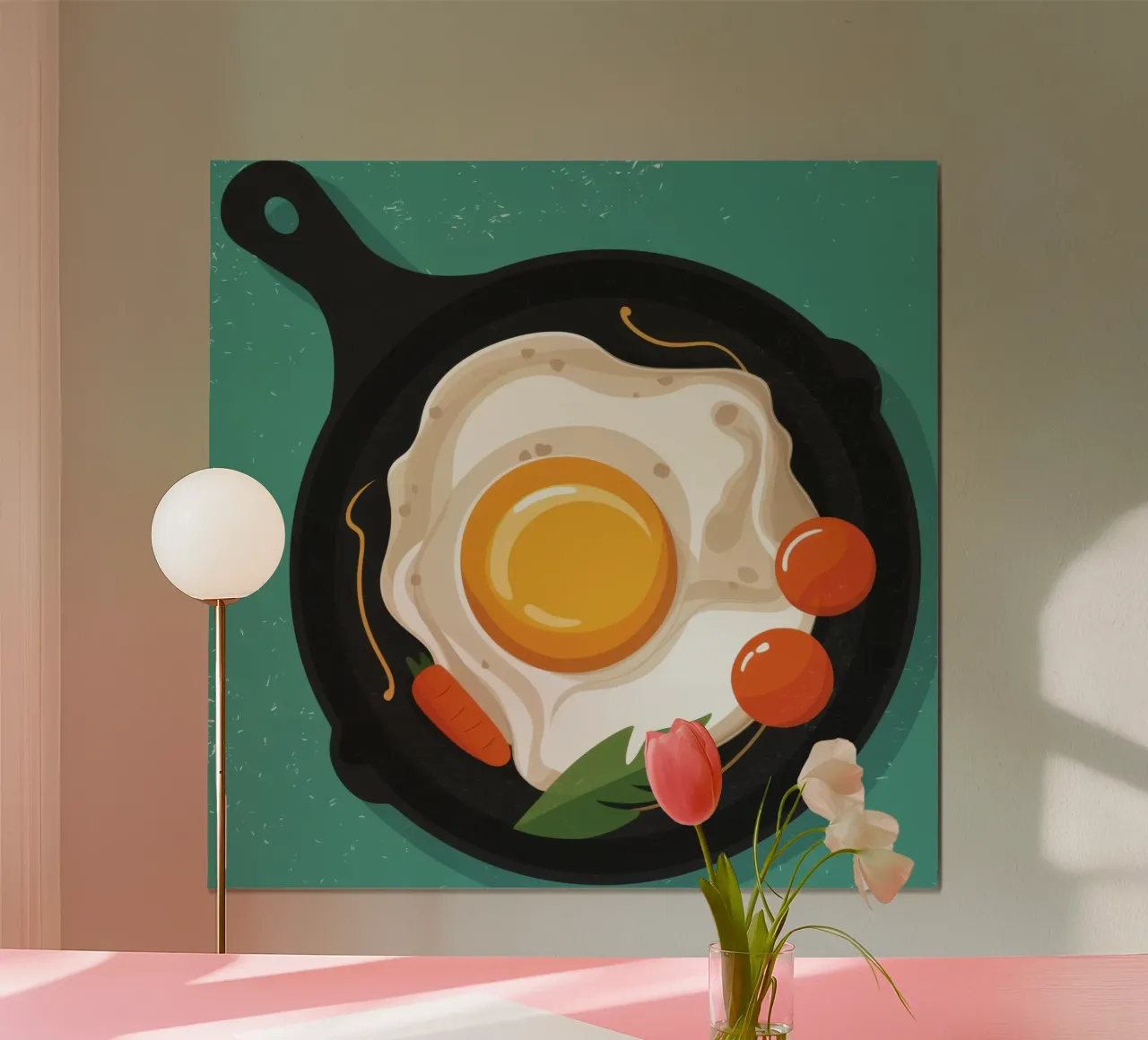 Das perfekte Pfannkuchen-Ei Poster von Trace Brush