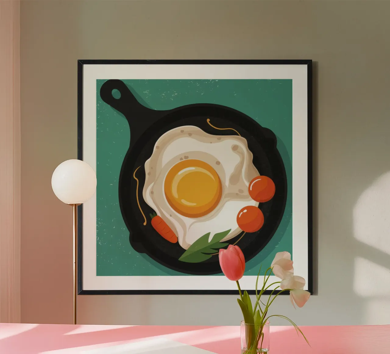 Das perfekte Pfannkuchen-Ei Poster von Trace Brush
